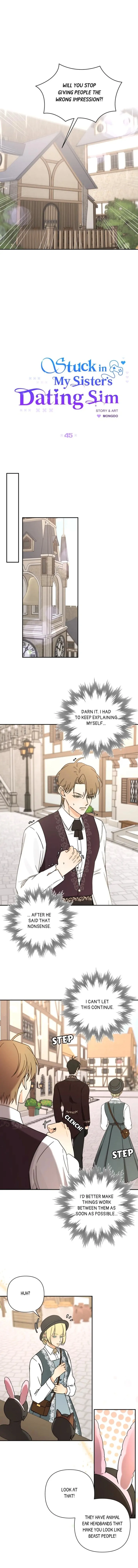 Stuck in My Sister’s Dating Sim [Official][Mature] - Chapter 45 manhwa