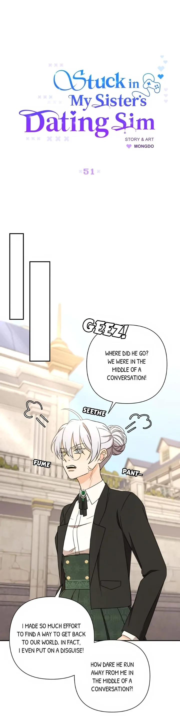 Stuck in My Sister’s Dating Sim [Official][Mature] - Chapter 51 manhwa