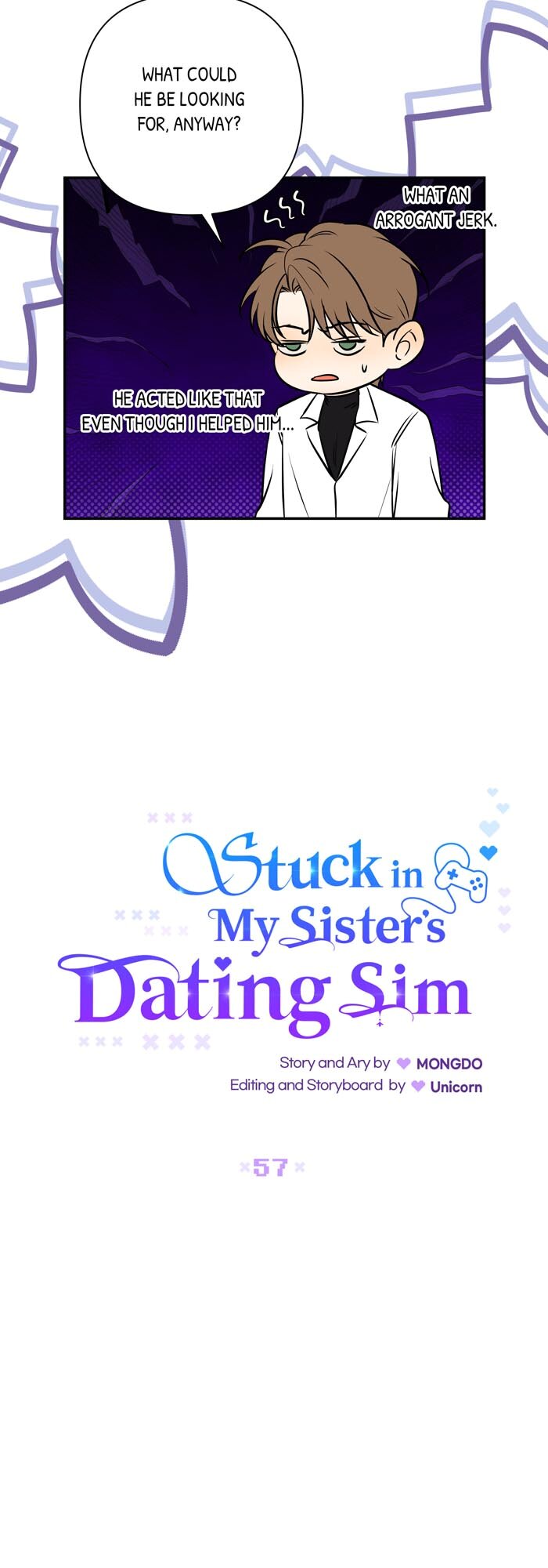 Stuck in My Sister’s Dating Sim [Official][Mature] - Chapter 57 manhwa
