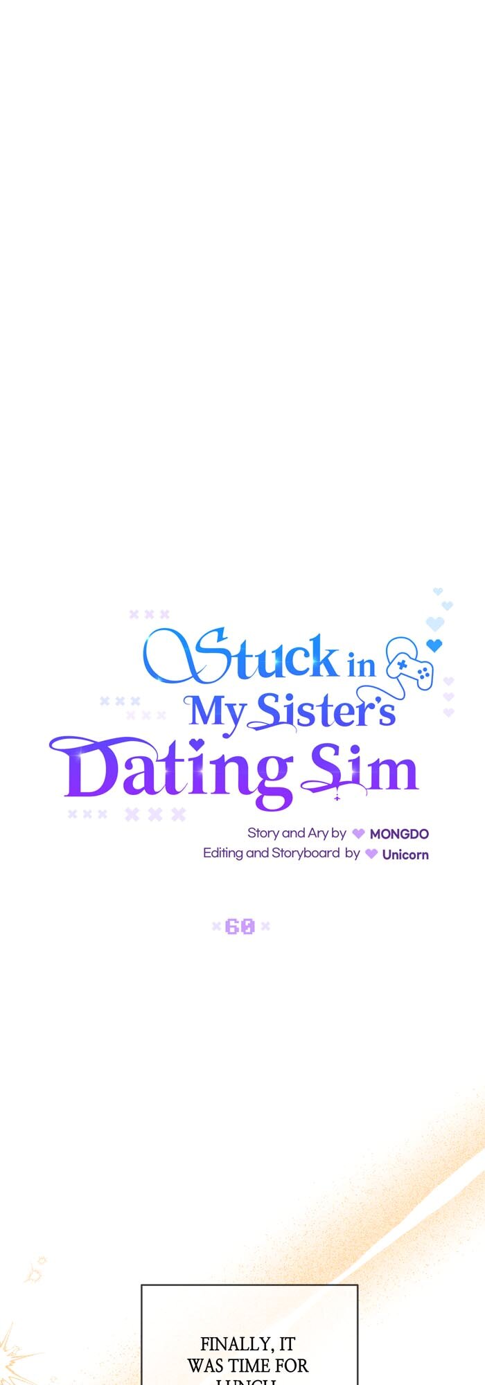 Stuck in My Sister’s Dating Sim [Official][Mature] - Chapter 60 manhwa