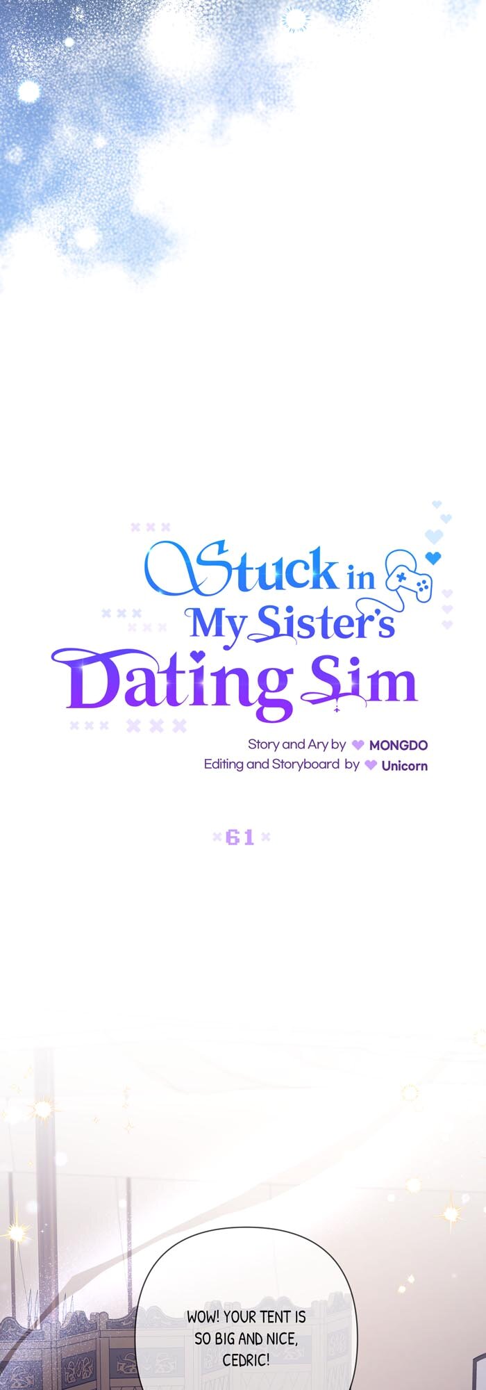 Stuck in My Sister’s Dating Sim [Official][Mature] - Chapter 61 manhwa