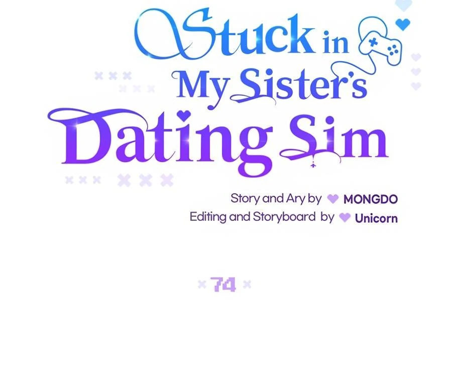 Stuck in My Sister’s Dating Sim [Official][Mature] - Chapter 74 manhwa