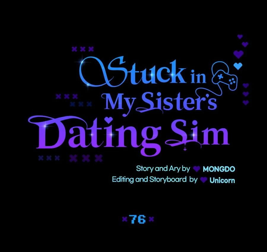 Stuck in My Sister’s Dating Sim [Official][Mature] - Chapter 76 manhwa