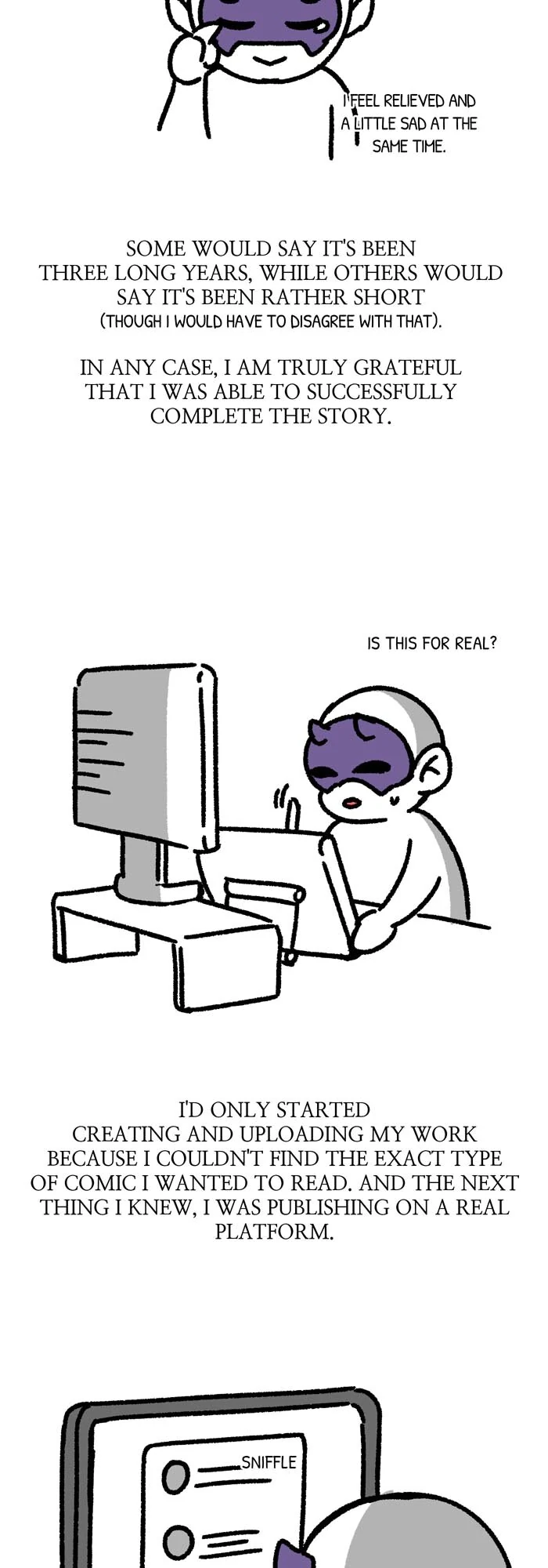 Stuck in My Sister’s Dating Sim [Official][Mature] - Creator's Note manhwa