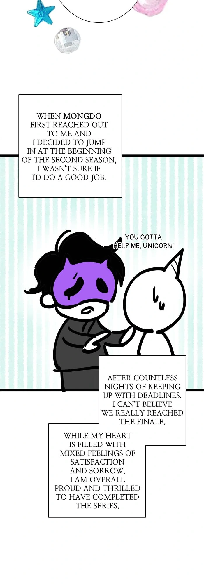 Stuck in My Sister’s Dating Sim [Official][Mature] - Creator's Note manhwa