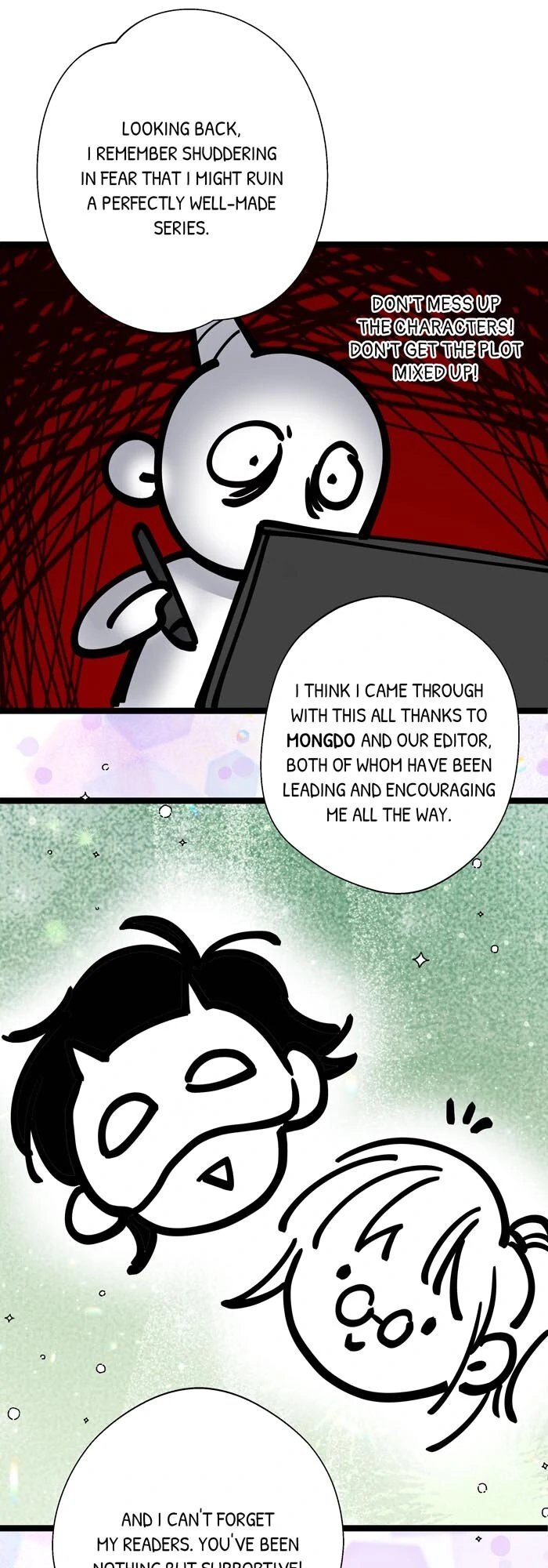Stuck in My Sister’s Dating Sim [Official][Mature] - Creator's Note manhwa