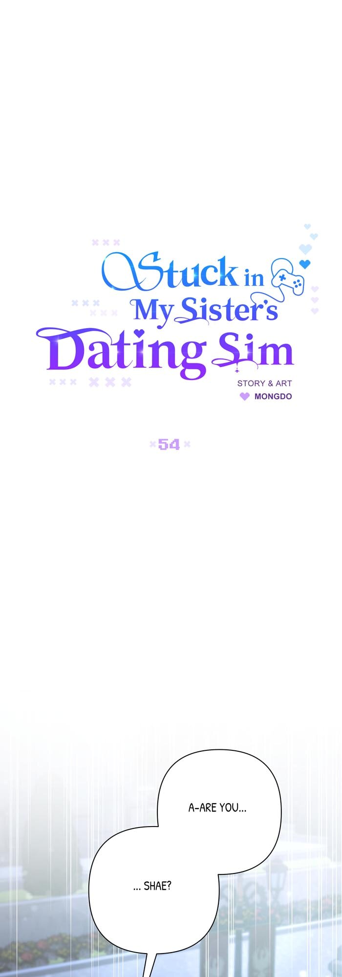 Stuck in My Sister’s Dating Sim [Official][Mature] - Season 2 Finale manhwa