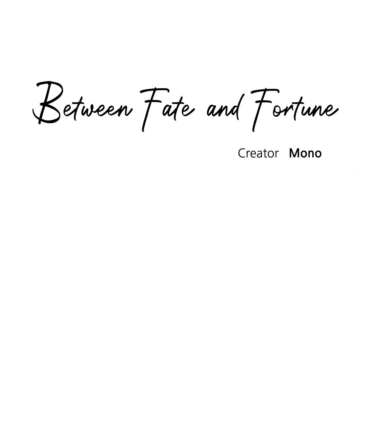 Between Fate and Fortune - Chapter 80 manhwa