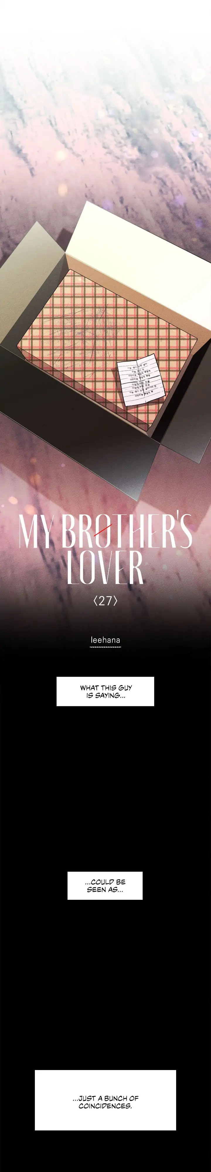 My Brother’s Lover - Chapter 27 manhwa