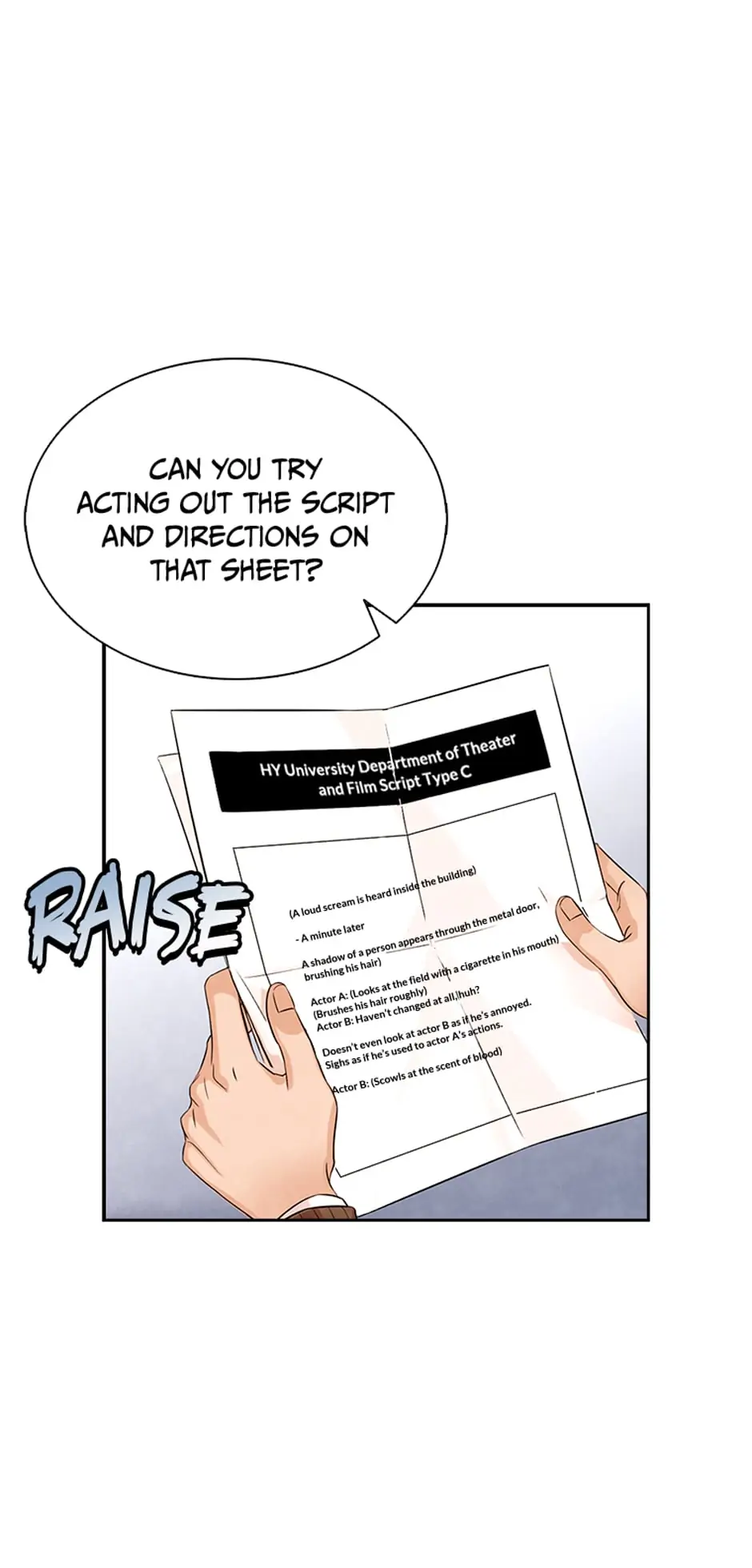 To Be an Actor [Official] - Chapter 1 manhwa