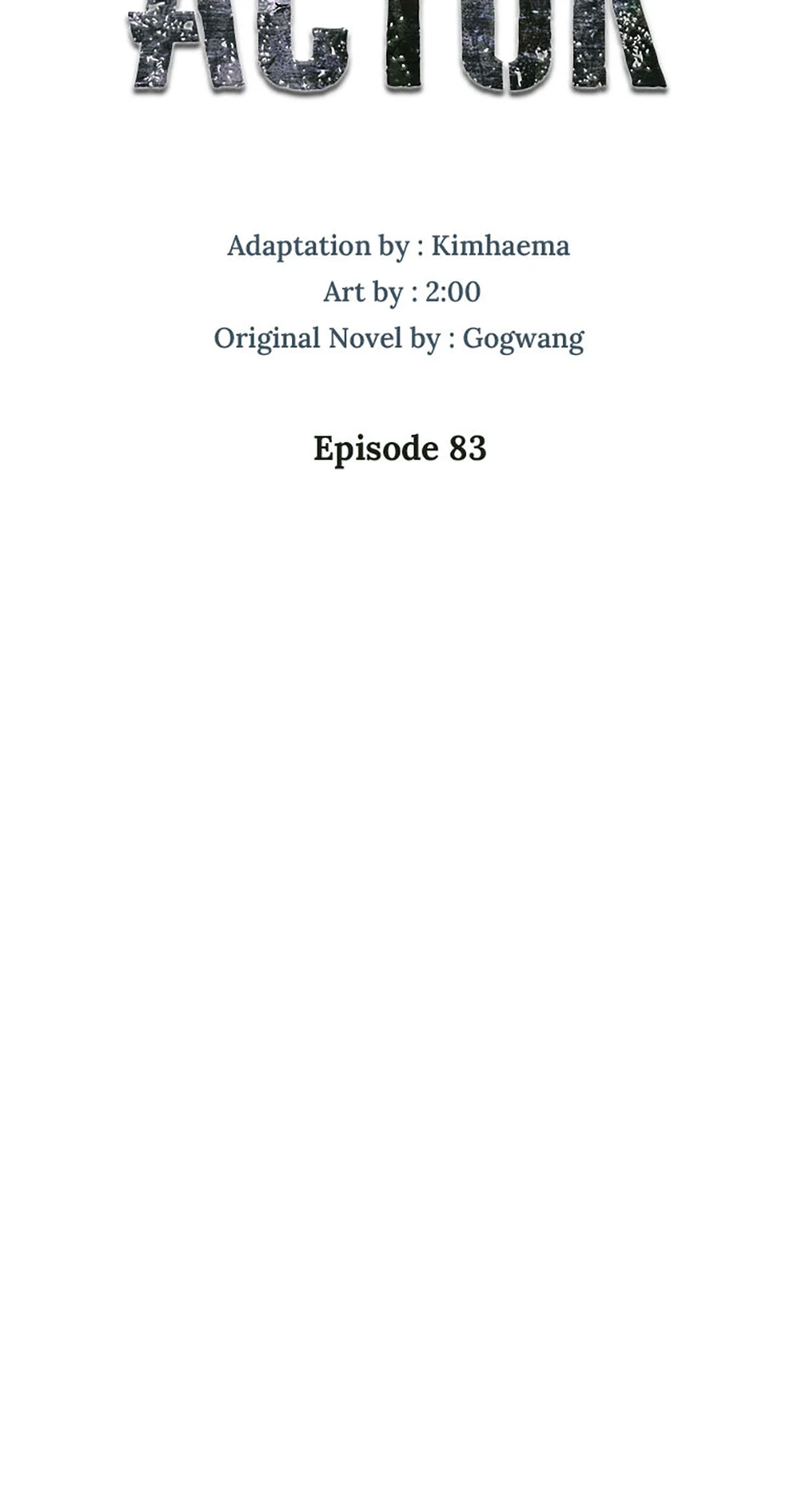 To Be an Actor [Official] - Chapter 83 manhwa