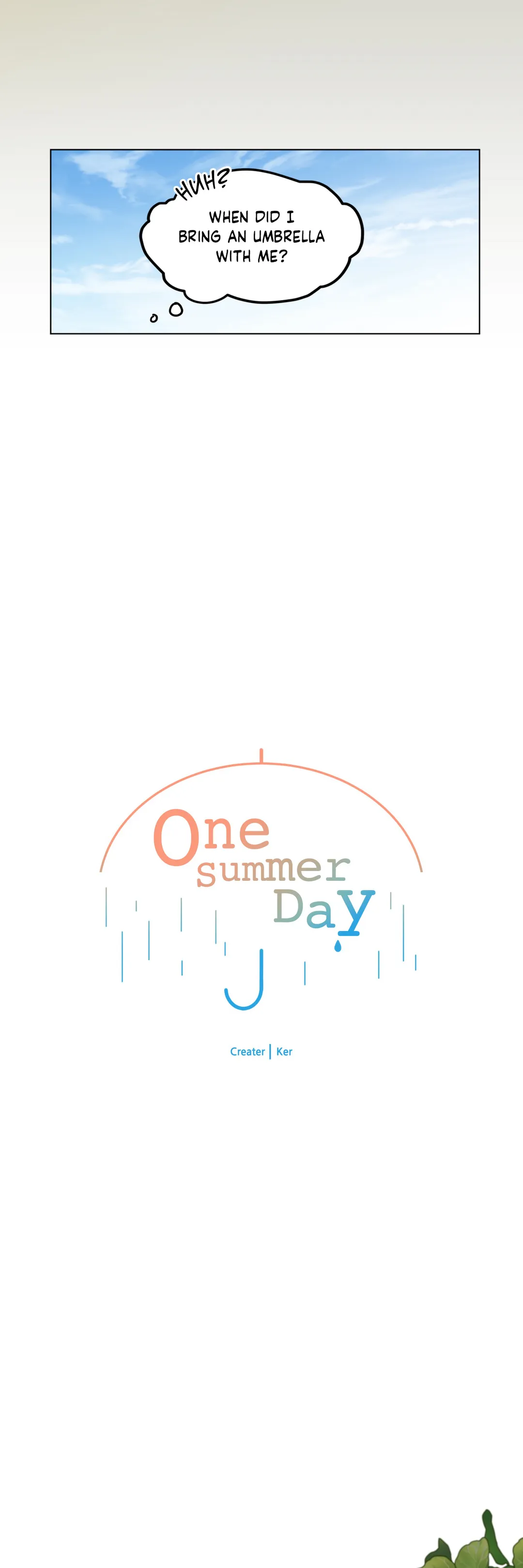 One Summer Day - Chapter 3 manhwa