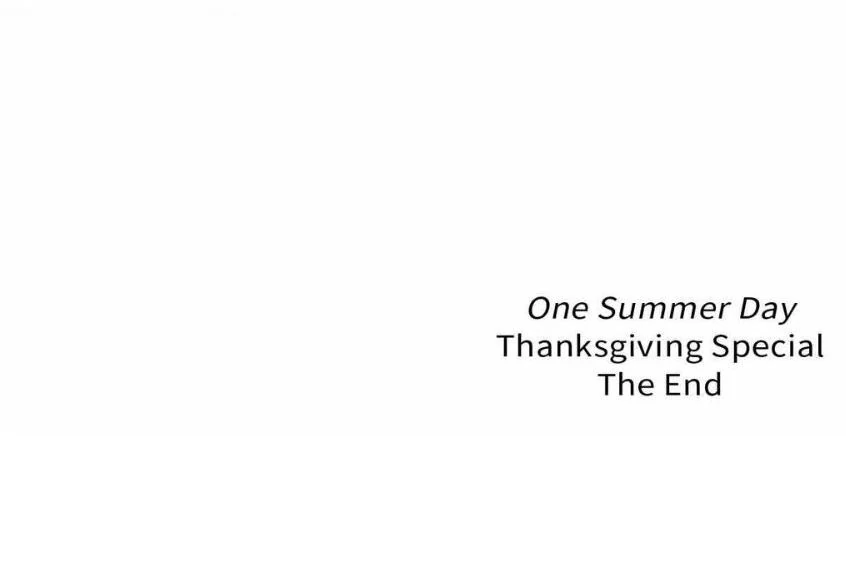 One Summer Day - Thanksgiving Special manhwa