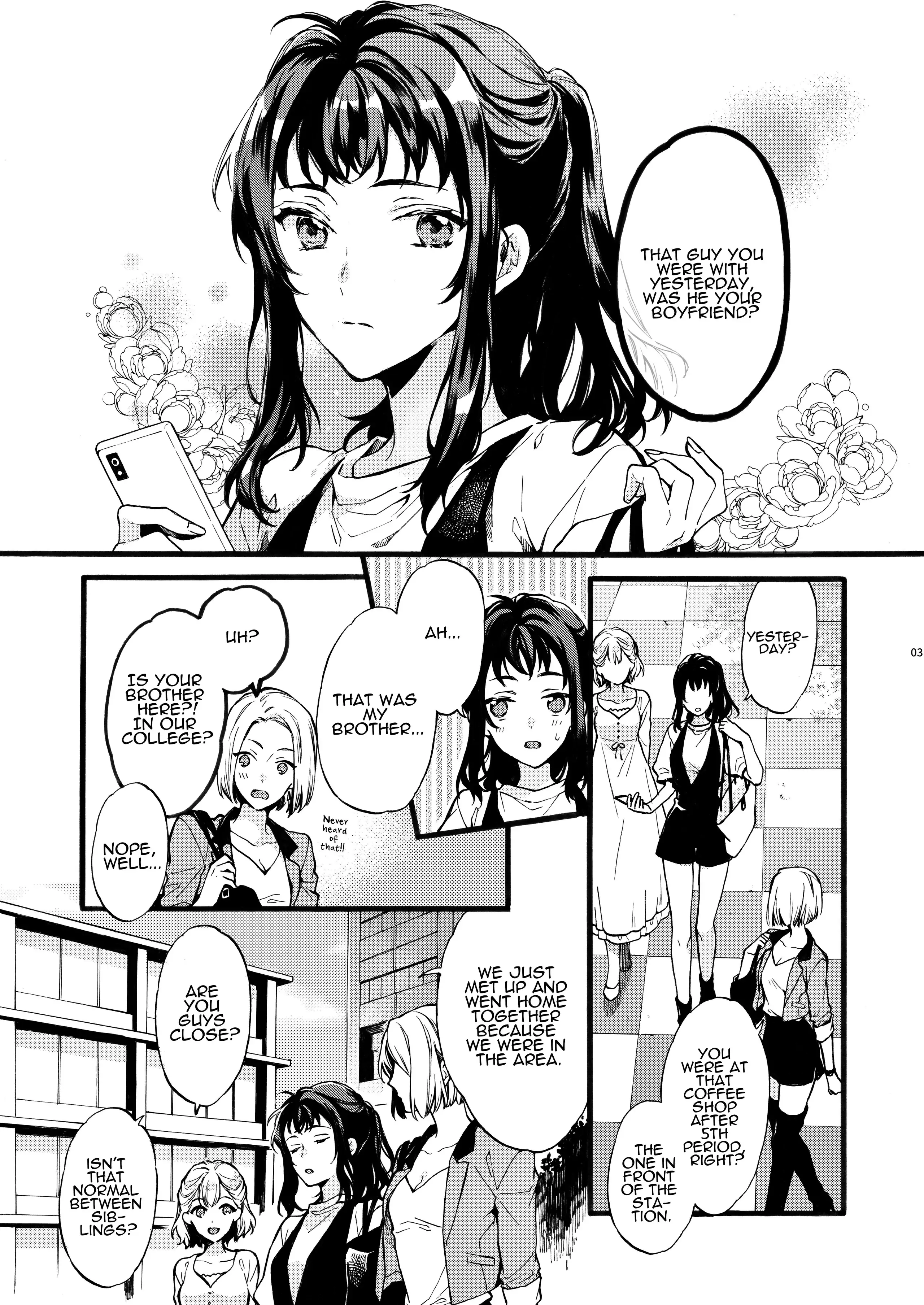 He is NOT my Boyfriend!! ~Shinomura Siblings’ Circumstances~ - Chapter 1 manhwa