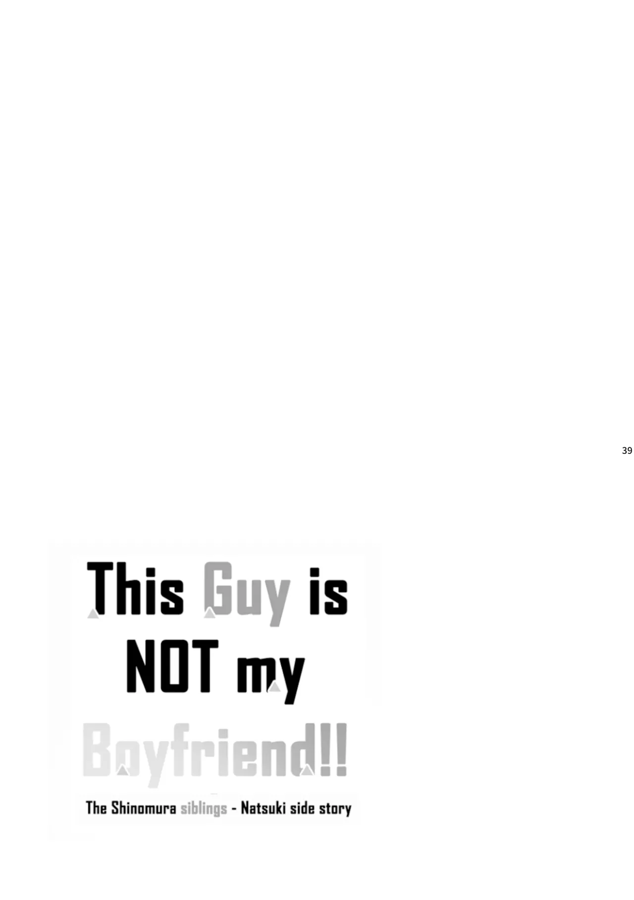 He is NOT my Boyfriend!! ~Shinomura Siblings’ Circumstances~ - Chapter 4 manhwa