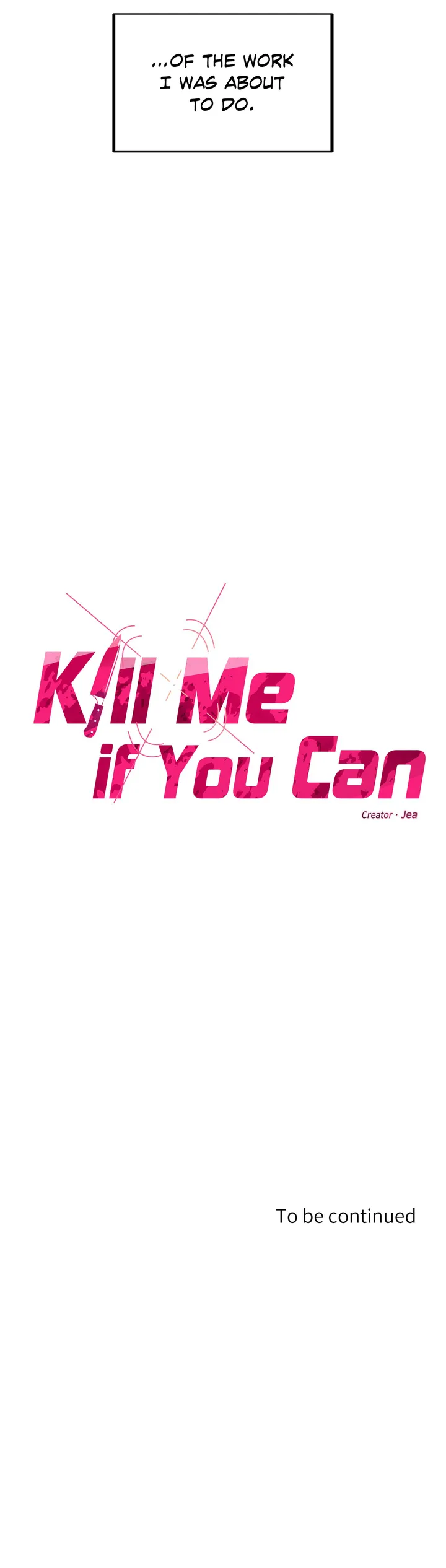 Kill Me If You Can «Official» - Prologue manhwa