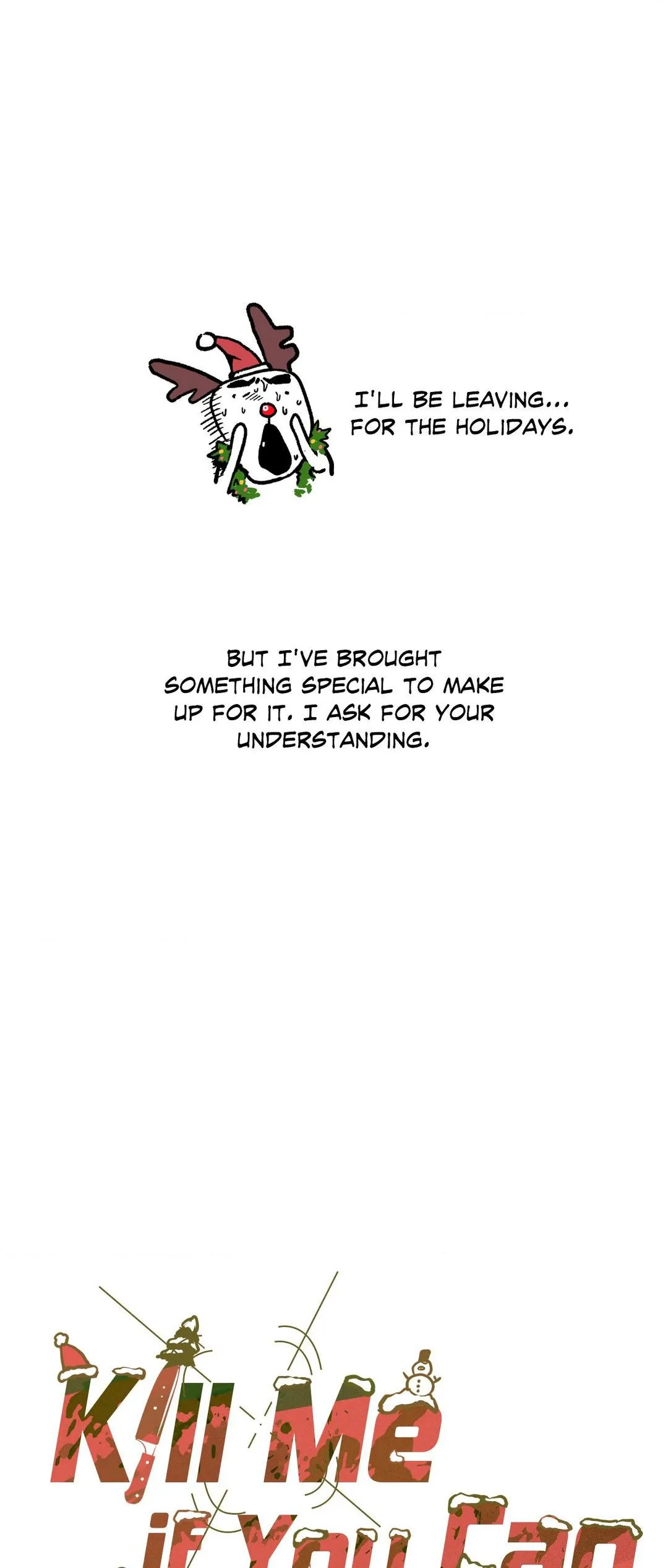 Kill Me If You Can «Official» - Special Episode manhwa