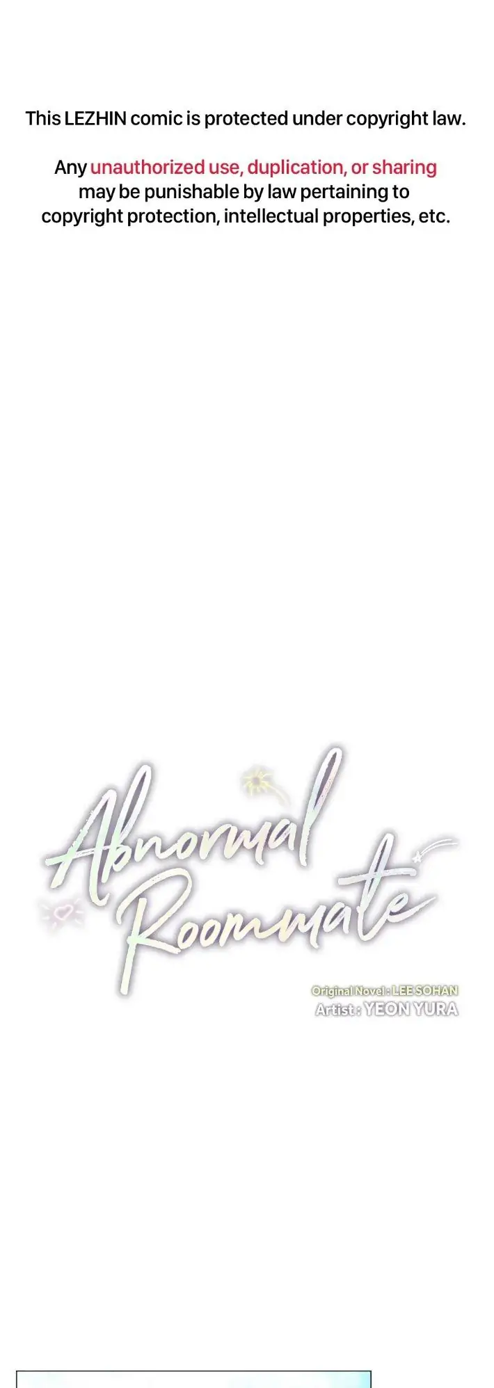 Abnormal Roommate - Chapter 12 manhwa