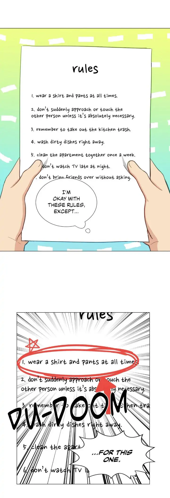Abnormal Roommate - Chapter 7 manhwa