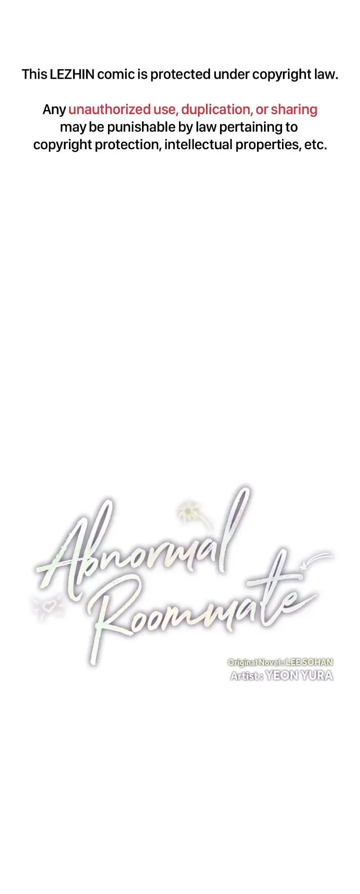 Abnormal Roommate - Chapter 8 manhwa