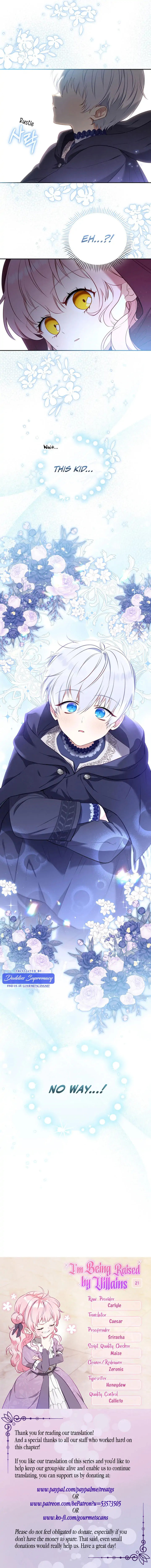 I’m Being Raised by Villains [Daddies Supremacy] - Chapter 21 manhwa