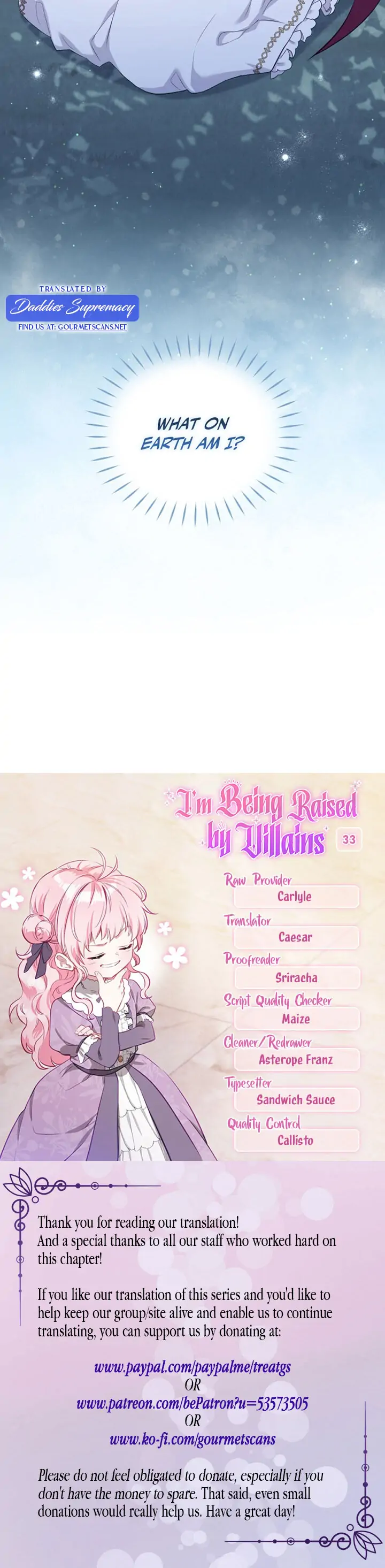 I’m Being Raised by Villains [Daddies Supremacy] - Chapter 33 manhwa