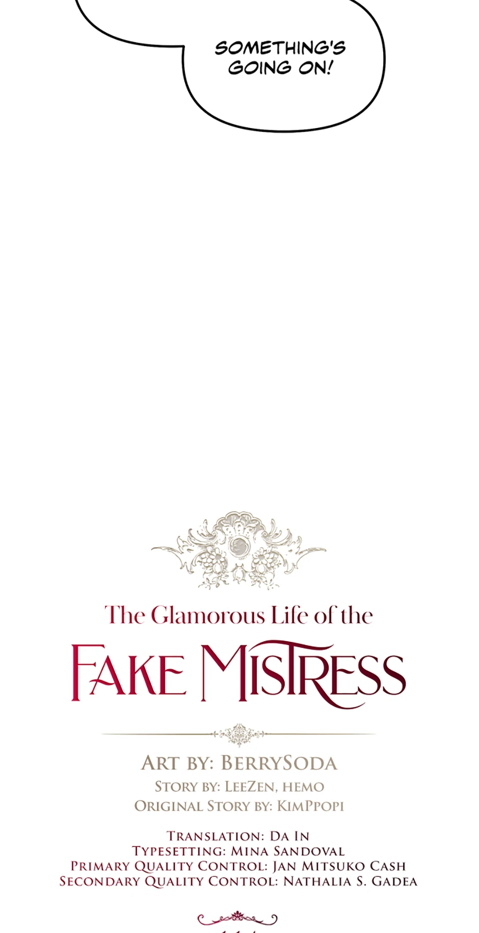 The Glamorous Life of the Fake Mistress - Chapter 114 manhwa