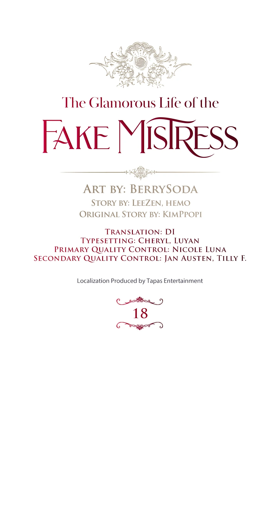The Glamorous Life of the Fake Mistress - Chapter 18 [R19] manhwa