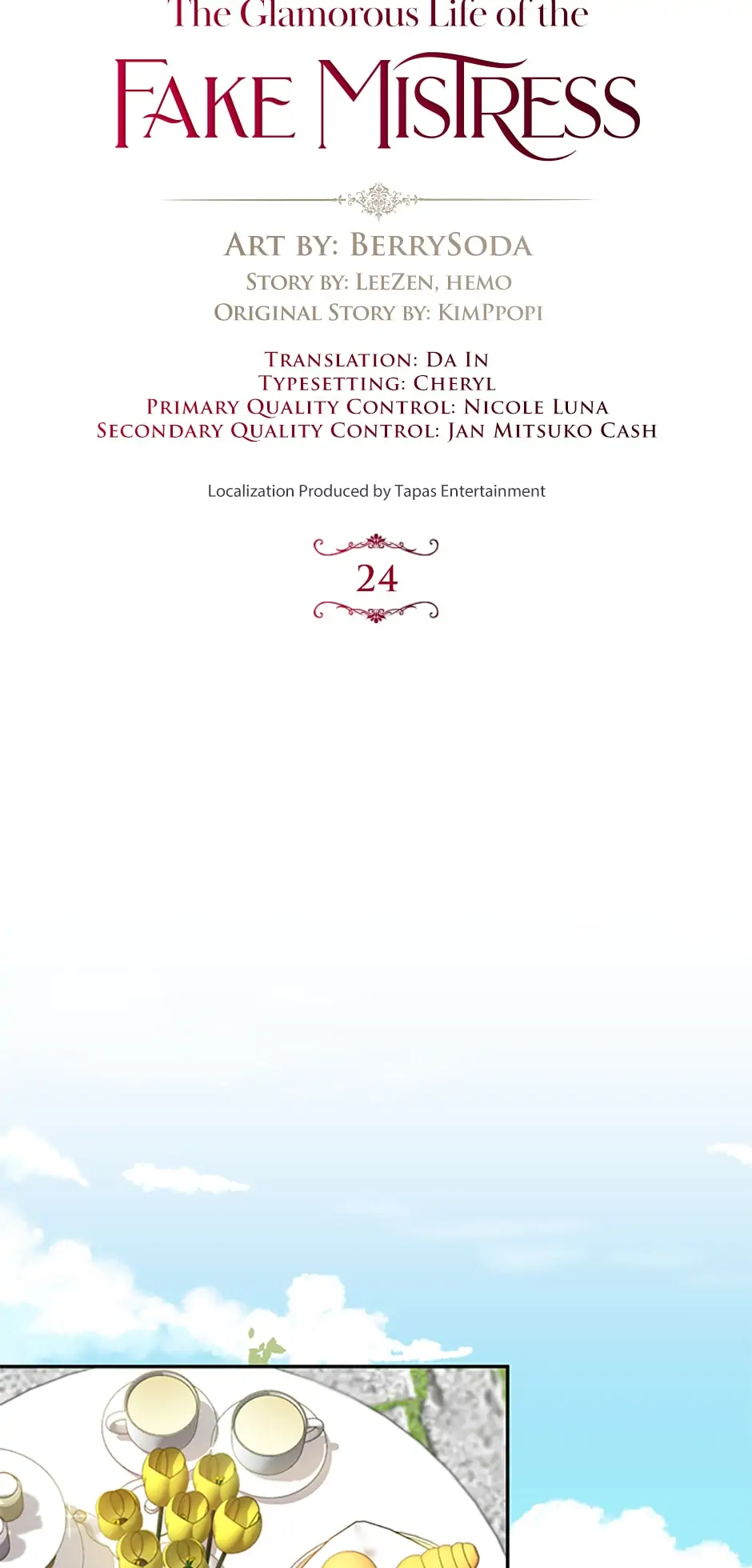 The Glamorous Life of the Fake Mistress - Chapter 24 manhwa