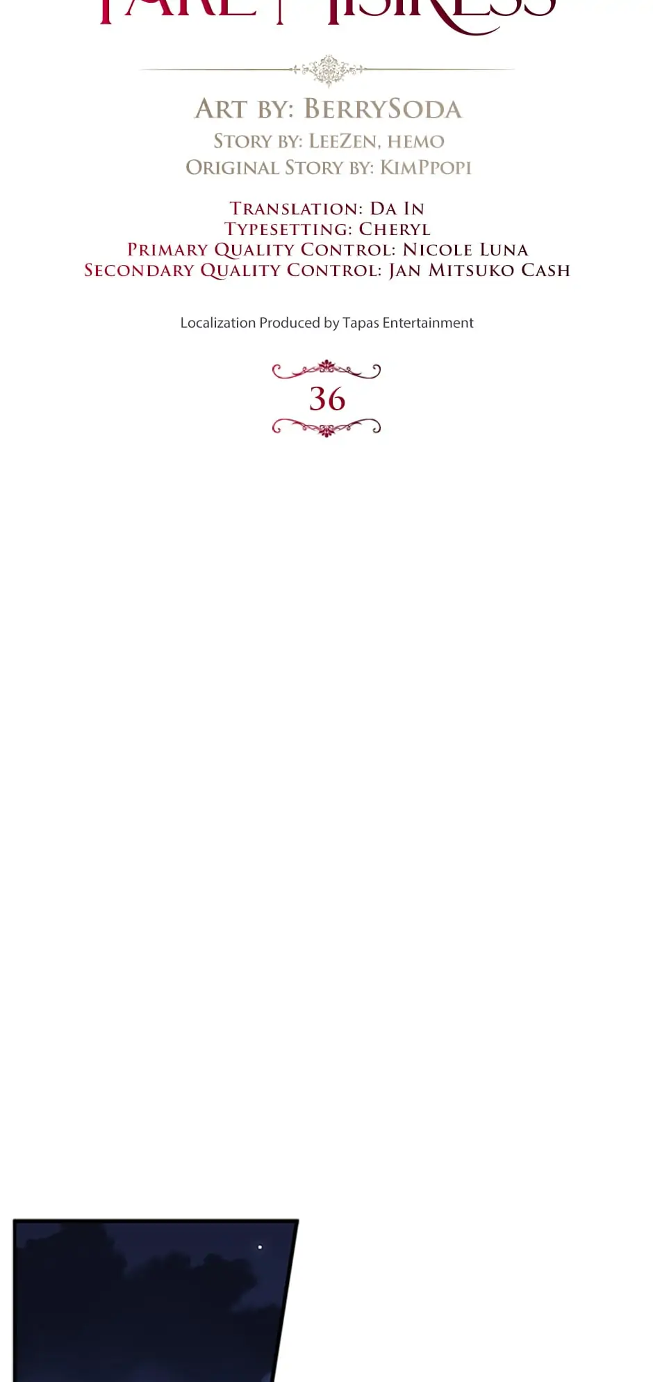 The Glamorous Life of the Fake Mistress - Chapter 36 manhwa