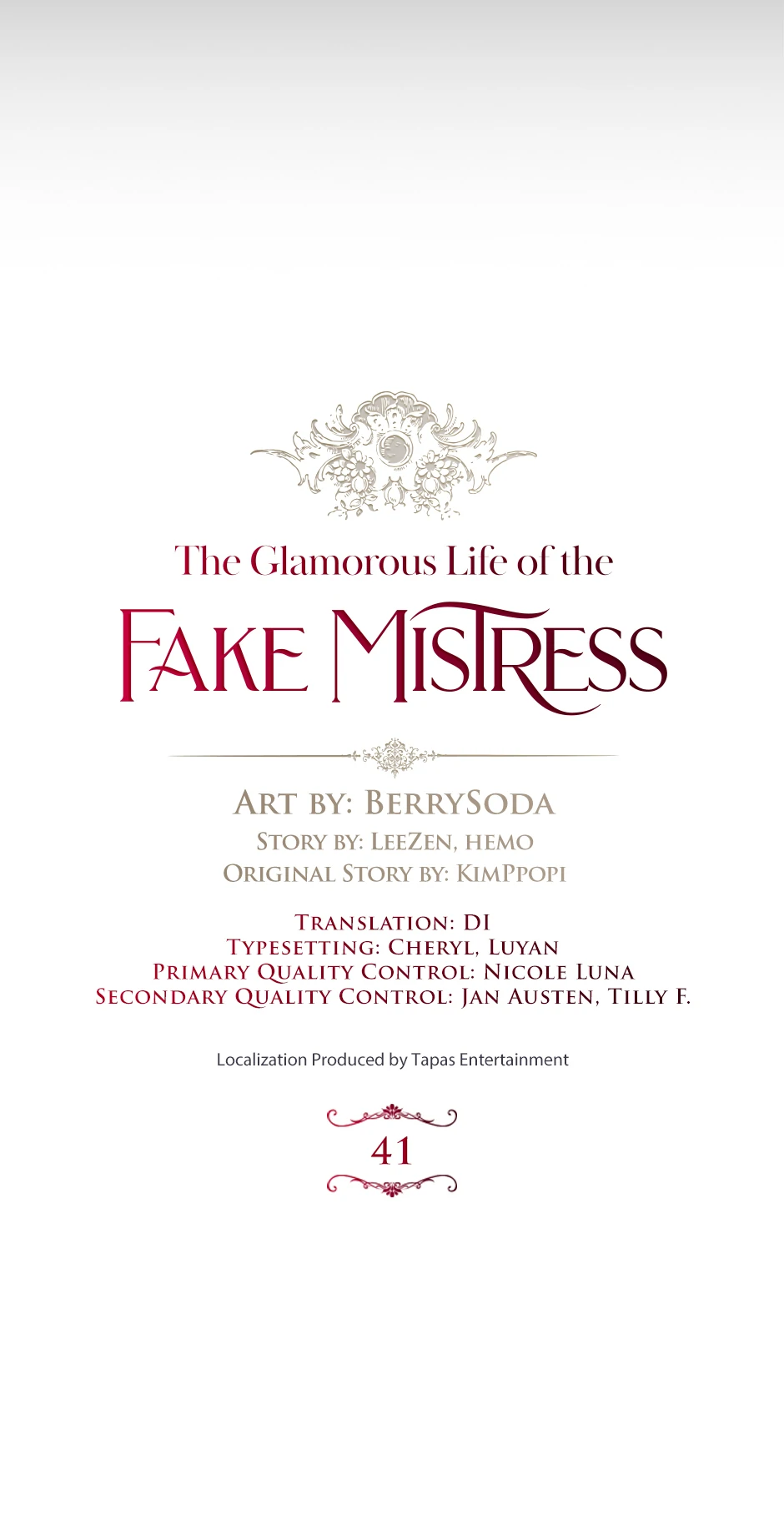 The Glamorous Life of the Fake Mistress - Chapter 41 [R19] manhwa