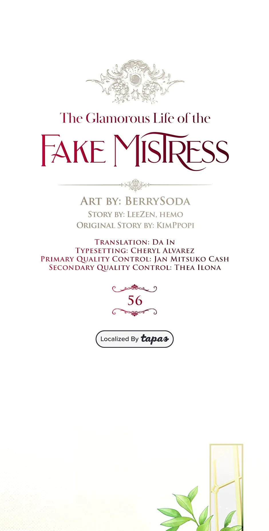 The Glamorous Life of the Fake Mistress - Chapter 56 [R15] manhwa