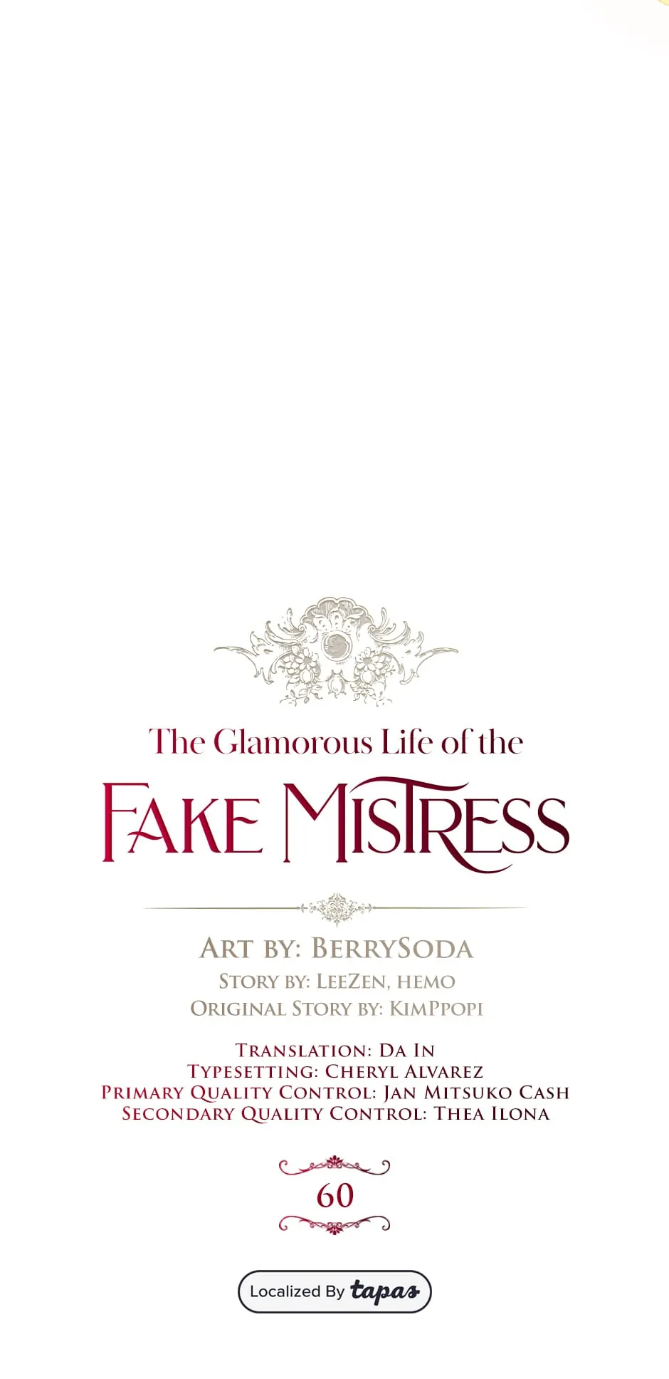 The Glamorous Life of the Fake Mistress - Chapter 60 manhwa