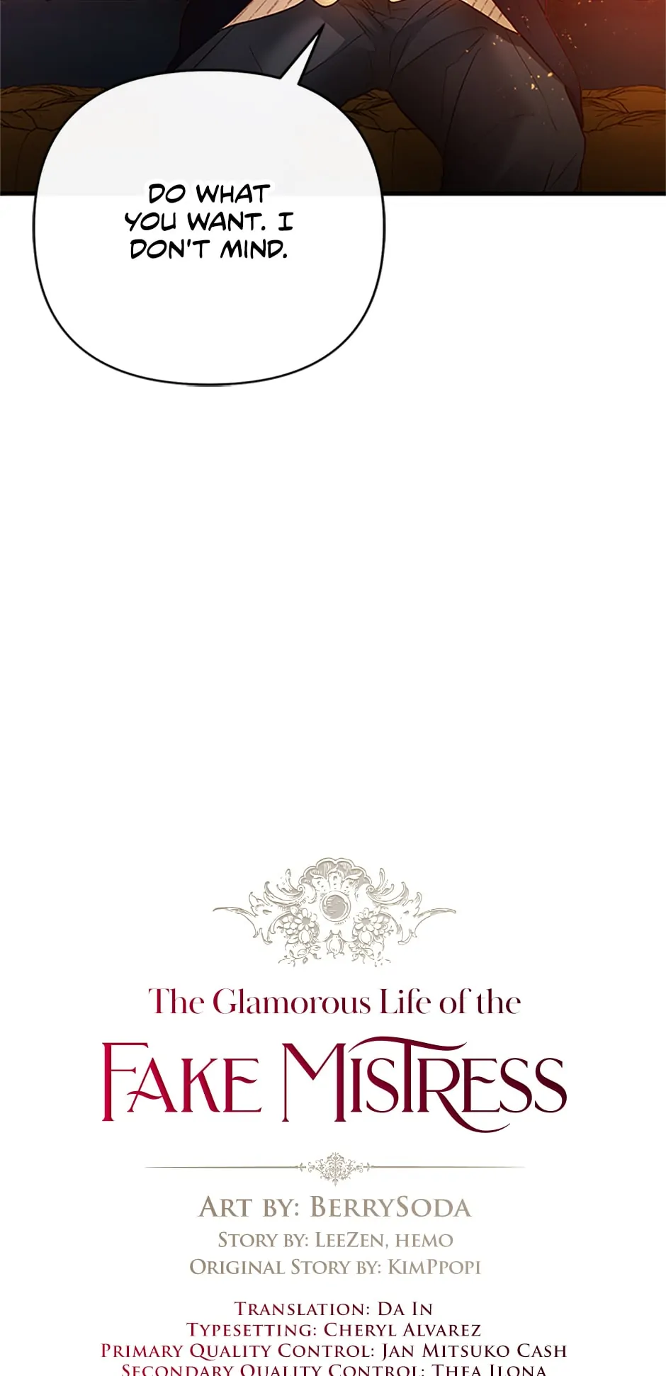 The Glamorous Life of the Fake Mistress - Chapter 67 manhwa