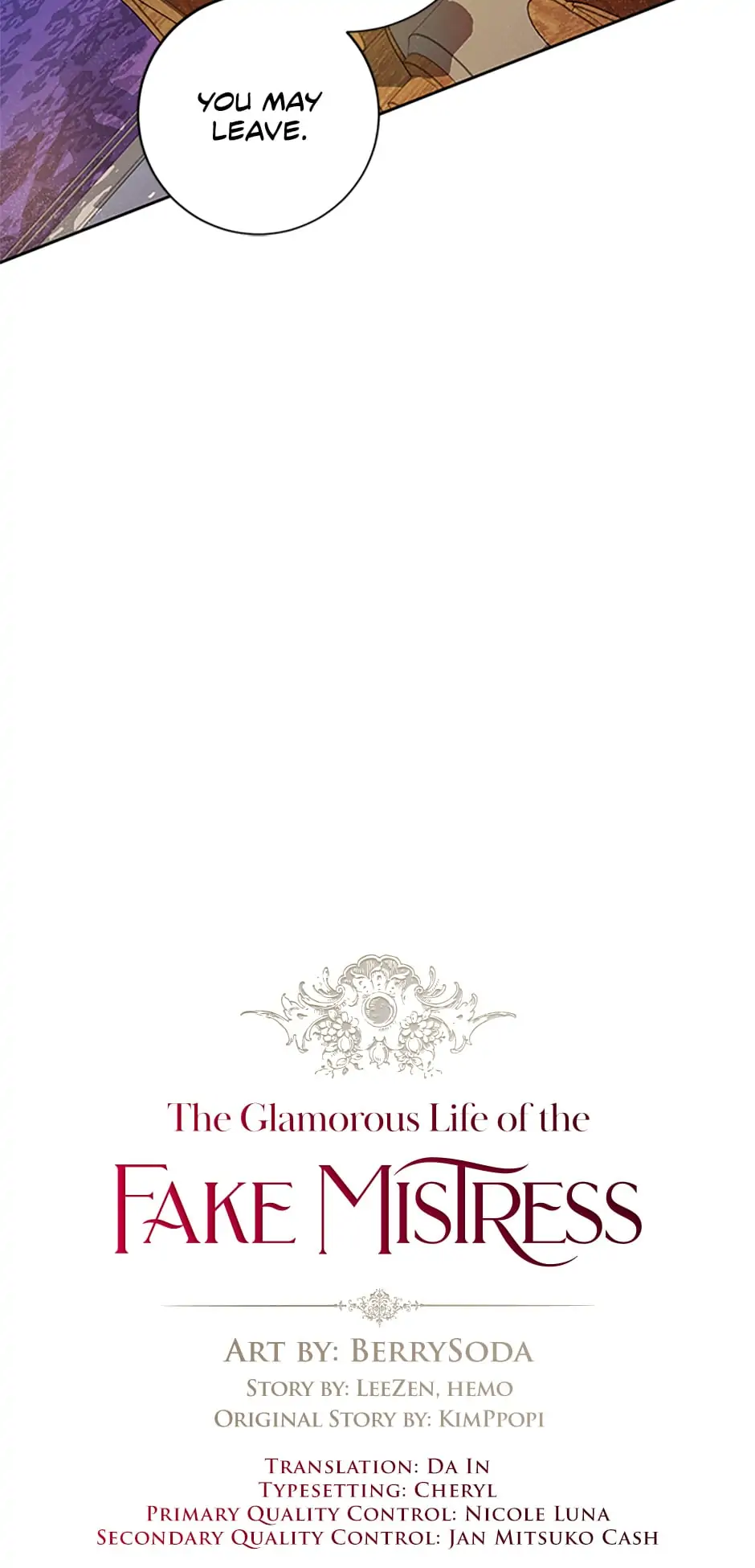 The Glamorous Life of the Fake Mistress - Chapter 7 manhwa