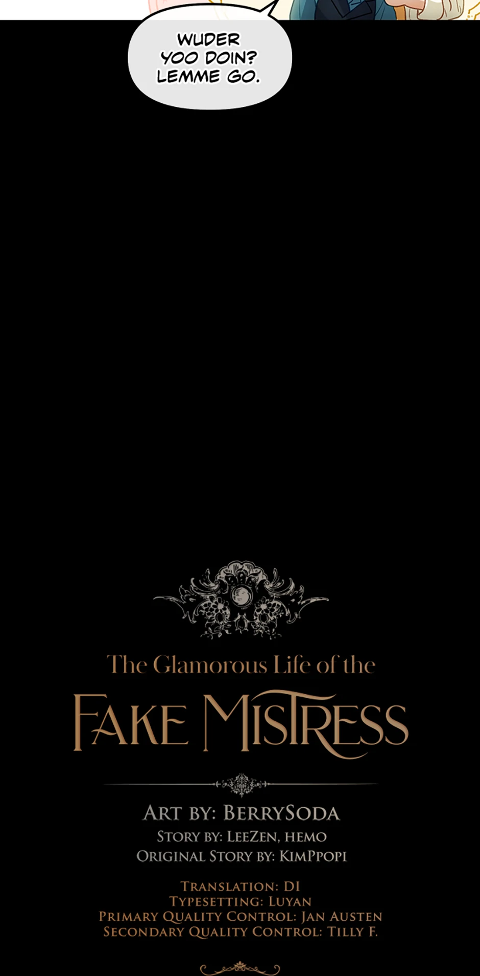 The Glamorous Life of the Fake Mistress - Chapter 89 manhwa