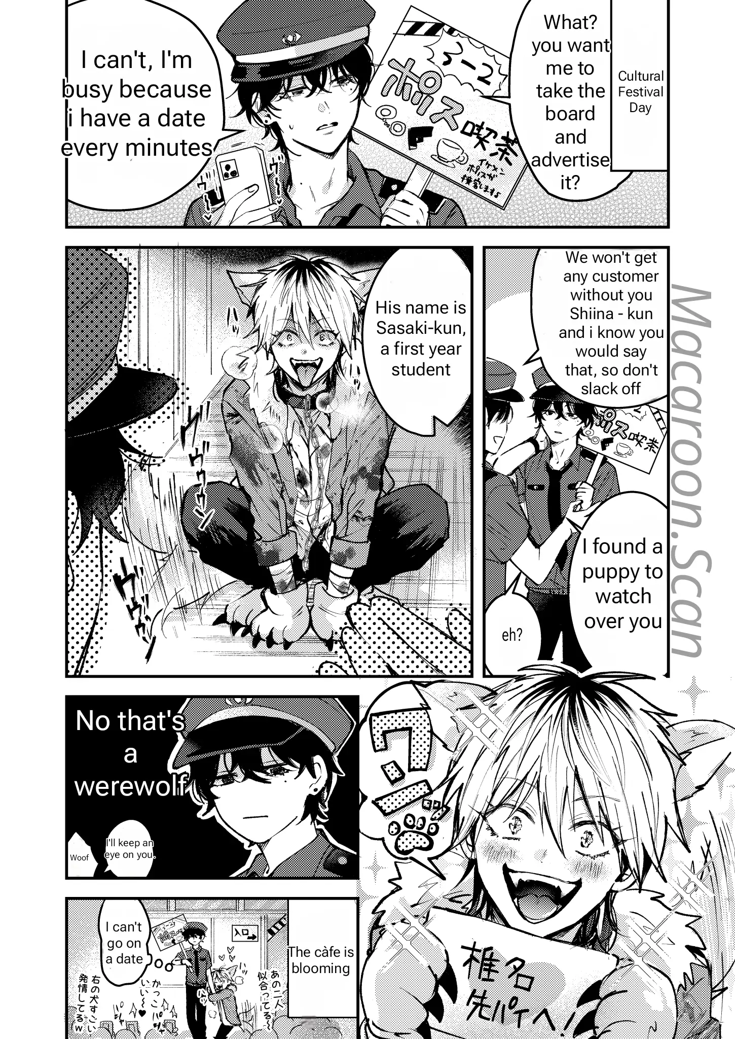 Dameo To Yaba Otoko - Halloween Special & Note from Macaroon manhwa