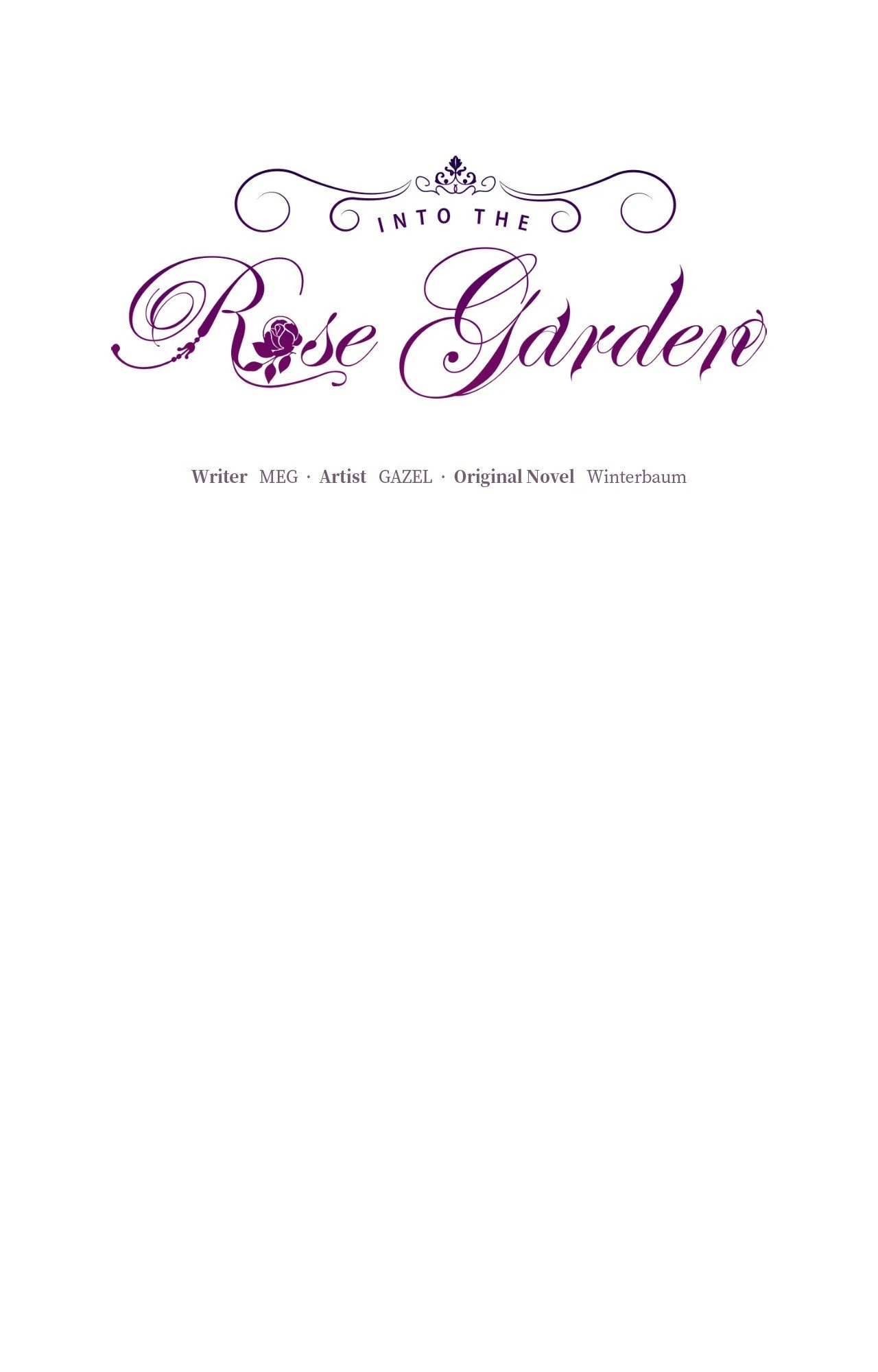 Into the Rose Garden «Official» - Chapter 58 manhwa