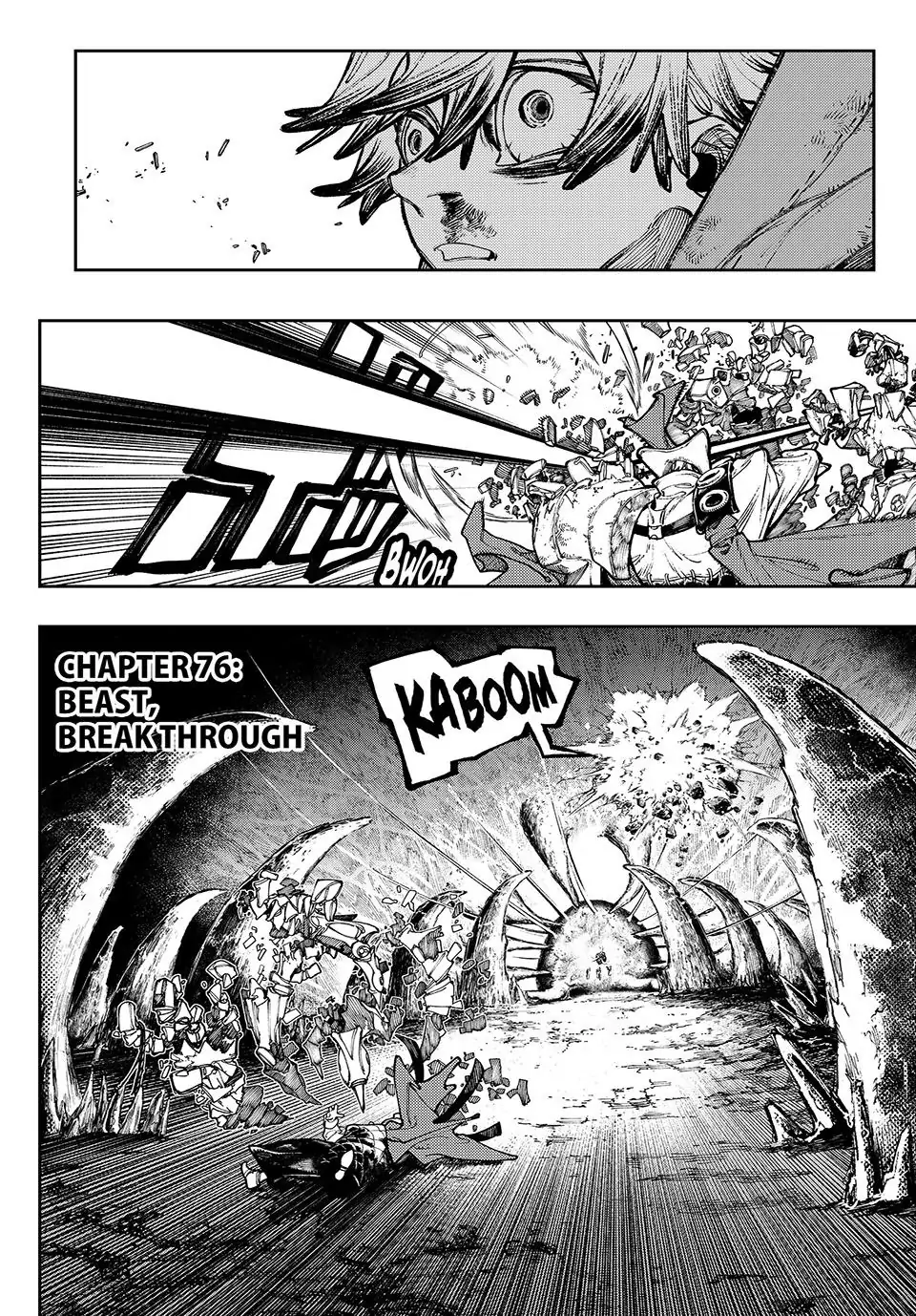 GACHIAKUTA (Official) - 76. Beast, Break Through manhwa