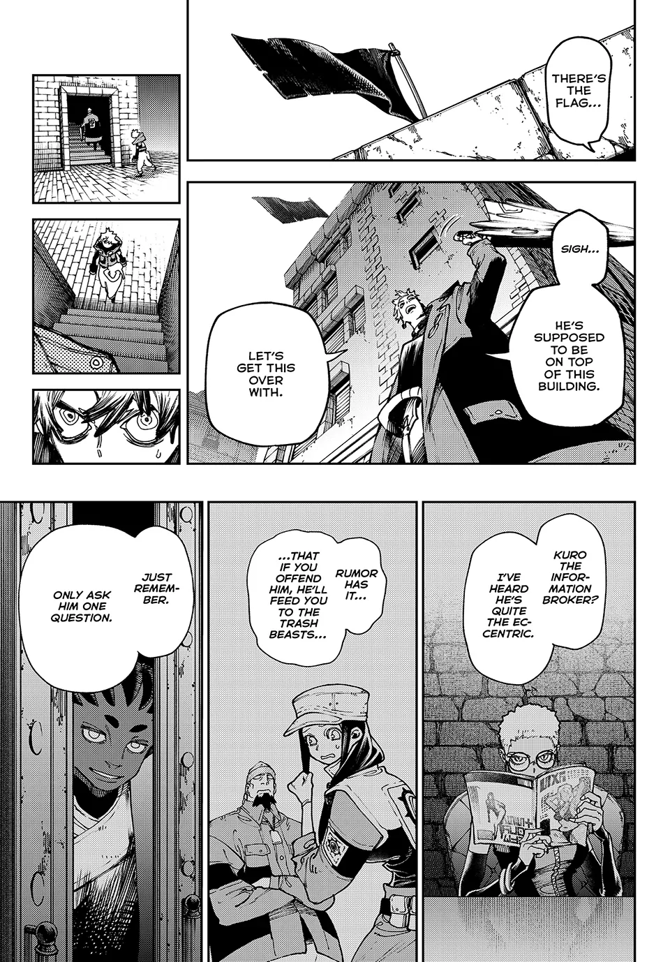 GACHIAKUTA (Official) - 93. Kuro The Information Broker manhwa