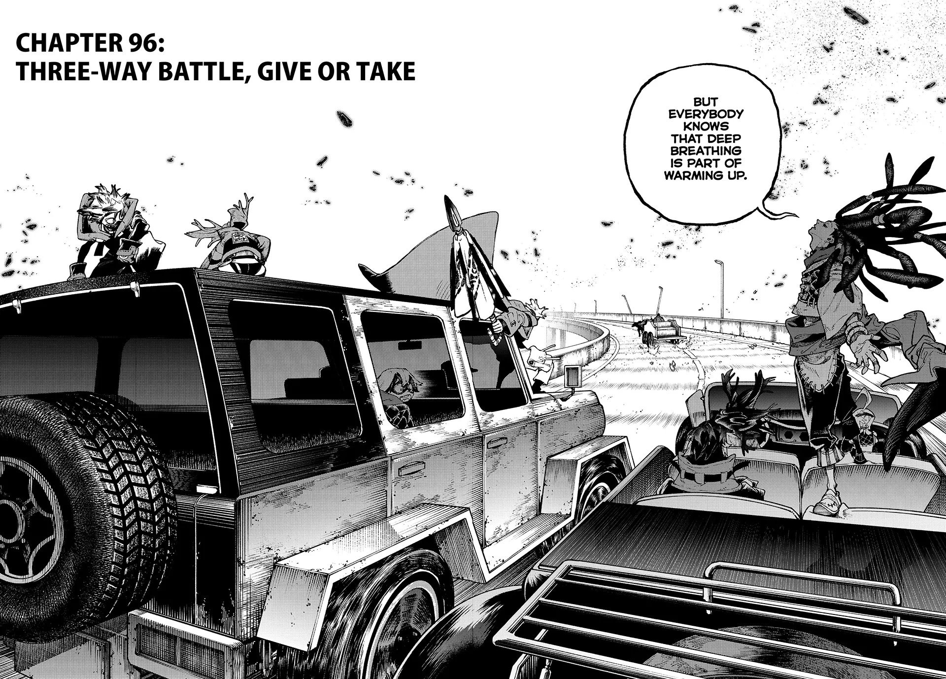 GACHIAKUTA (Official) - 96. Three-Way Battle, Give Or Take manhwa