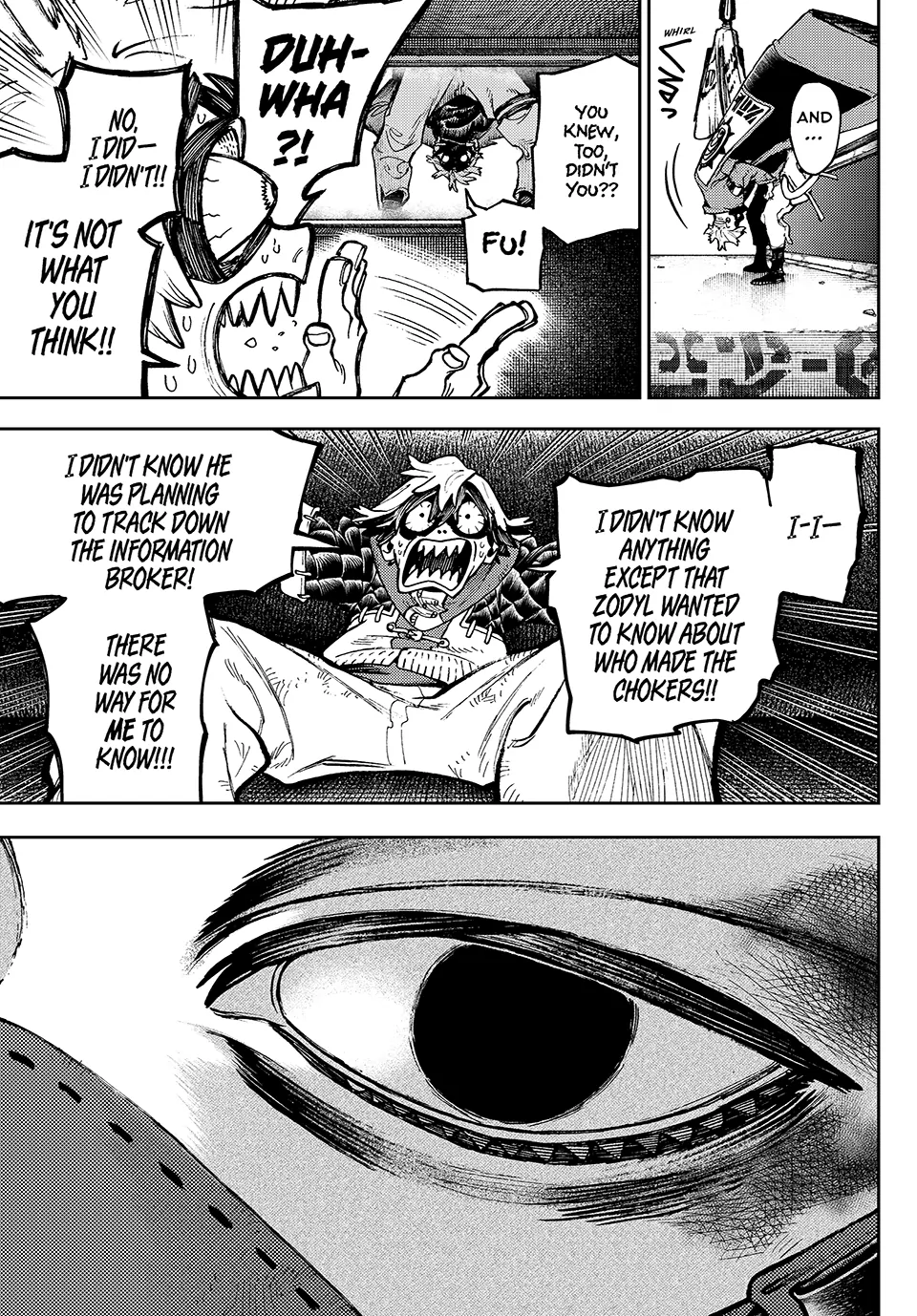 GACHIAKUTA (Official) - 96. Three-Way Battle, Give Or Take manhwa