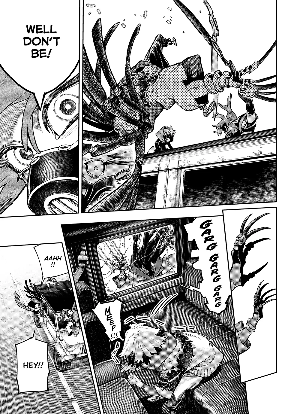 GACHIAKUTA (Official) - 96. Three-Way Battle, Give Or Take manhwa