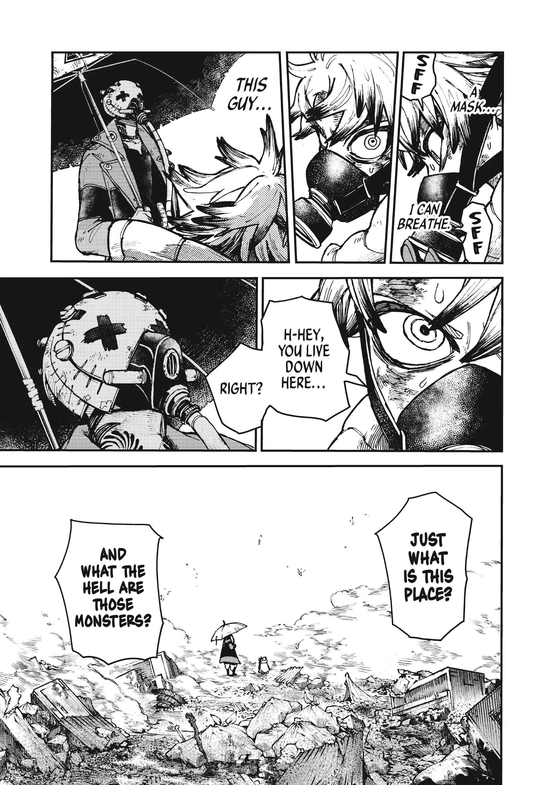 GACHIAKUTA (Official) - Vol.1 Ch.2 • PSEUDO-LIVING THINGS manhwa
