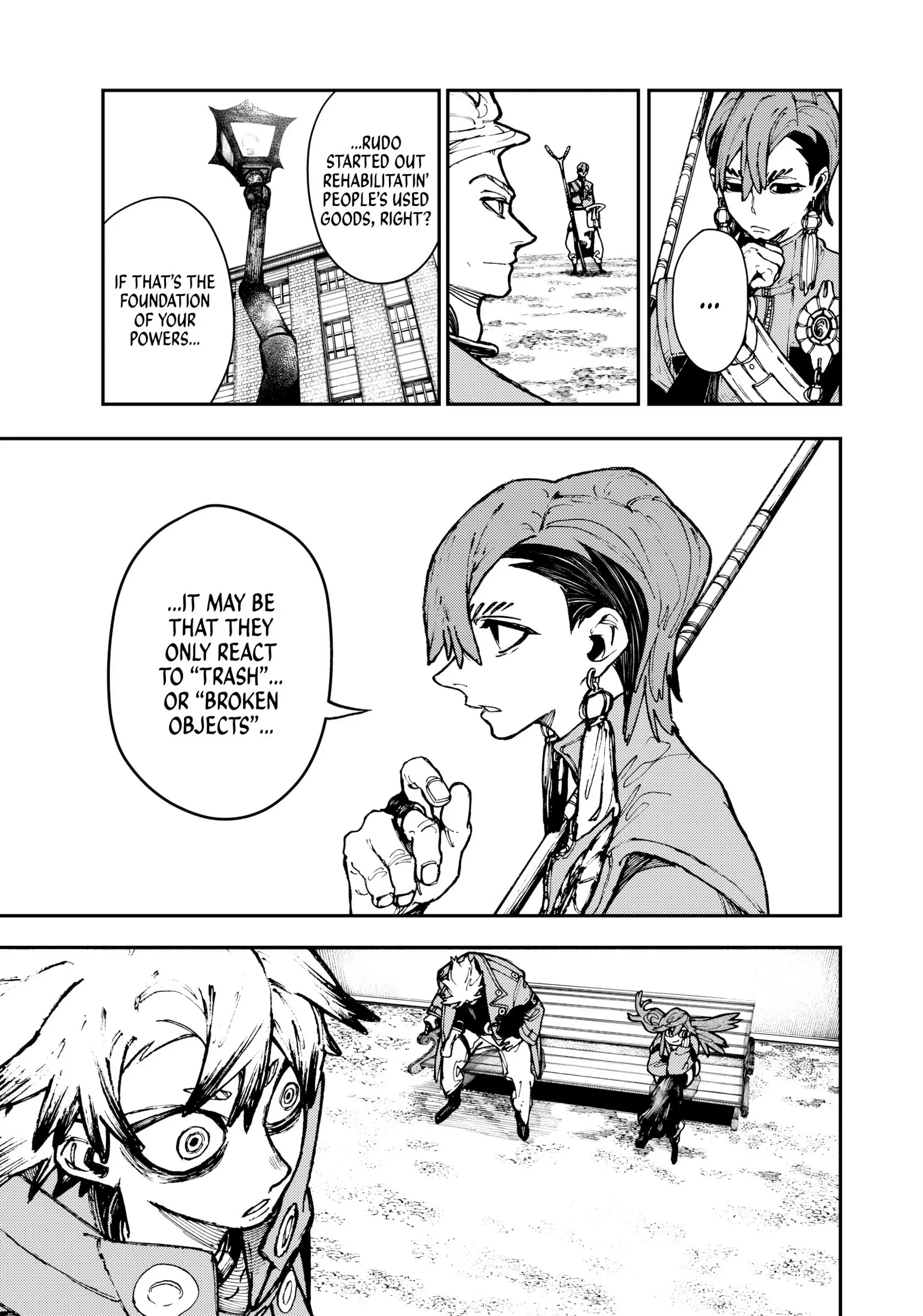 GACHIAKUTA (Official) - Vol.4 Ch.24 •  RUDO’S VITAL INSTRUMENT: P.S. HE WENT ON A DIET manhwa