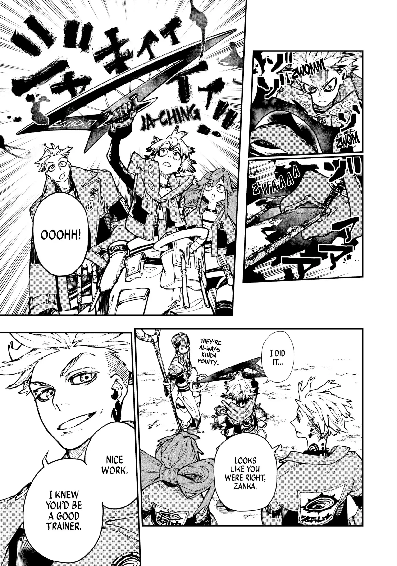GACHIAKUTA (Official) - Vol.4 Ch.24 •  RUDO’S VITAL INSTRUMENT: P.S. HE WENT ON A DIET manhwa
