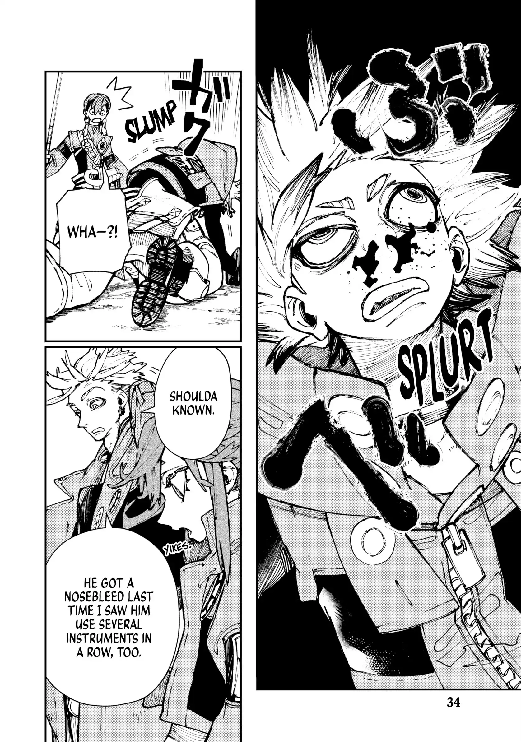 GACHIAKUTA (Official) - Vol.4 Ch.24 •  RUDO’S VITAL INSTRUMENT: P.S. HE WENT ON A DIET manhwa