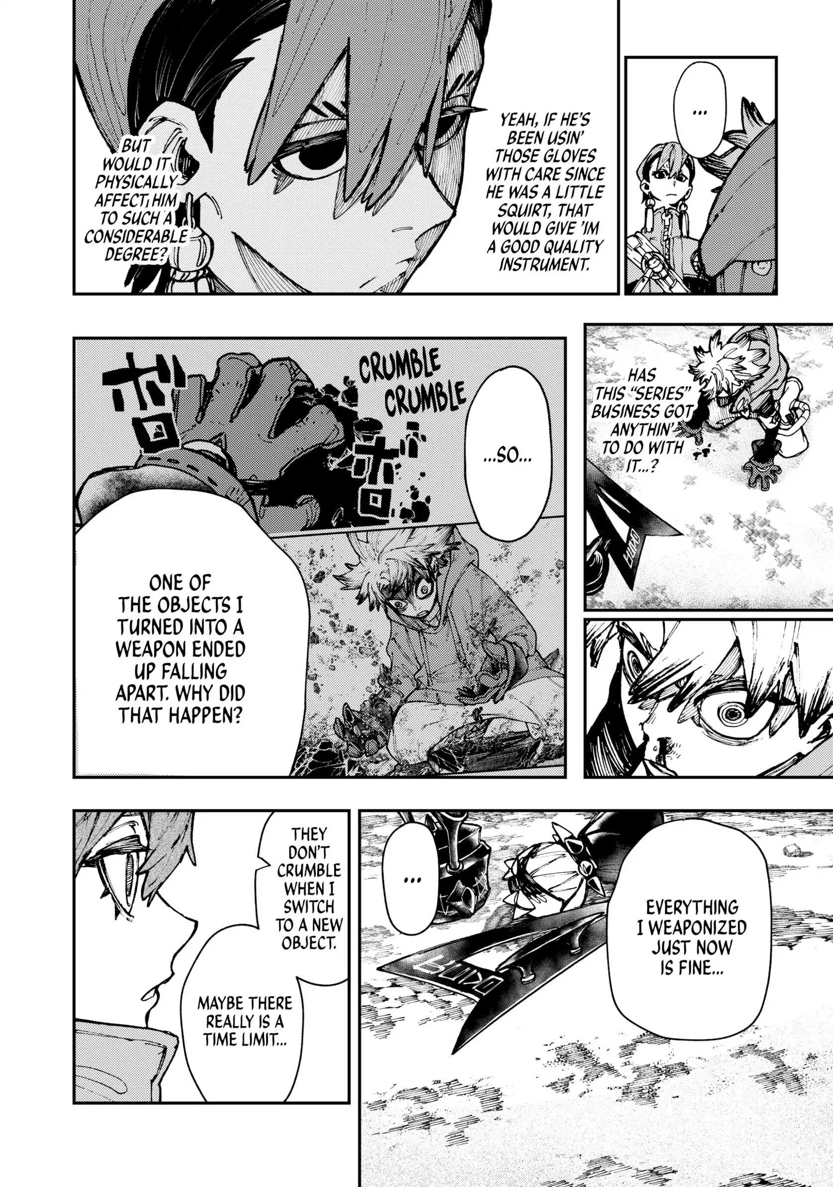 GACHIAKUTA (Official) - Vol.4 Ch.24 •  RUDO’S VITAL INSTRUMENT: P.S. HE WENT ON A DIET manhwa