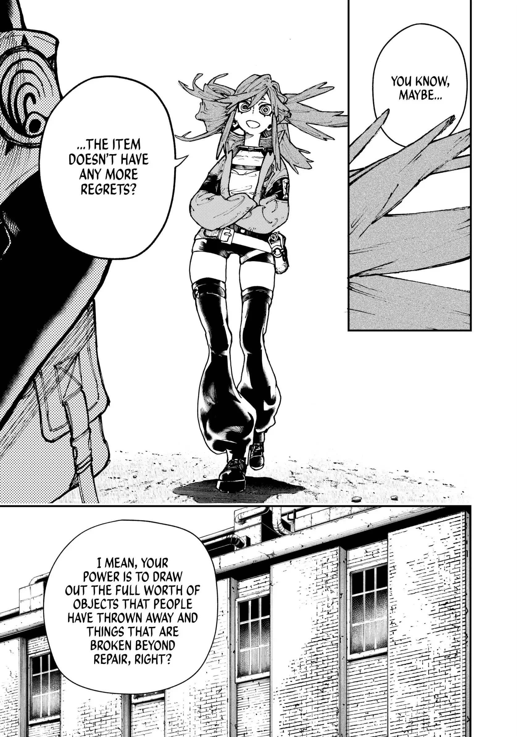 GACHIAKUTA (Official) - Vol.4 Ch.24 •  RUDO’S VITAL INSTRUMENT: P.S. HE WENT ON A DIET manhwa