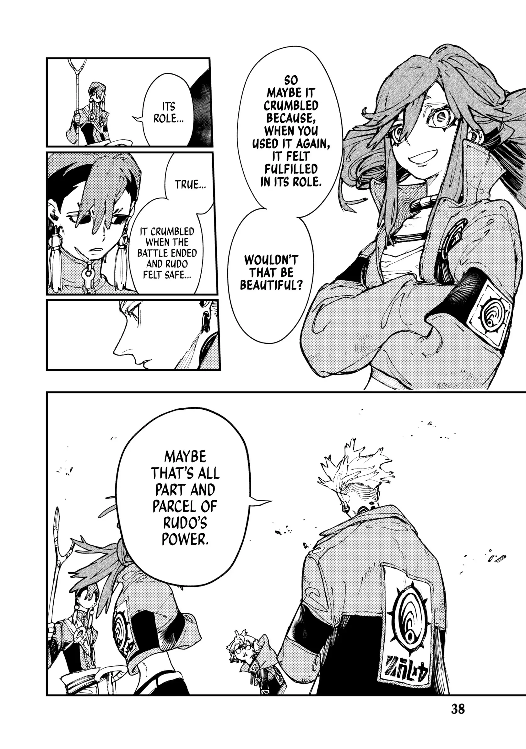 GACHIAKUTA (Official) - Vol.4 Ch.24 •  RUDO’S VITAL INSTRUMENT: P.S. HE WENT ON A DIET manhwa